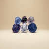 Digital printed wide-brimmed denim top hats for men and women in foreign trade, cross-border fashionable British-style couple jazz hats details Picture